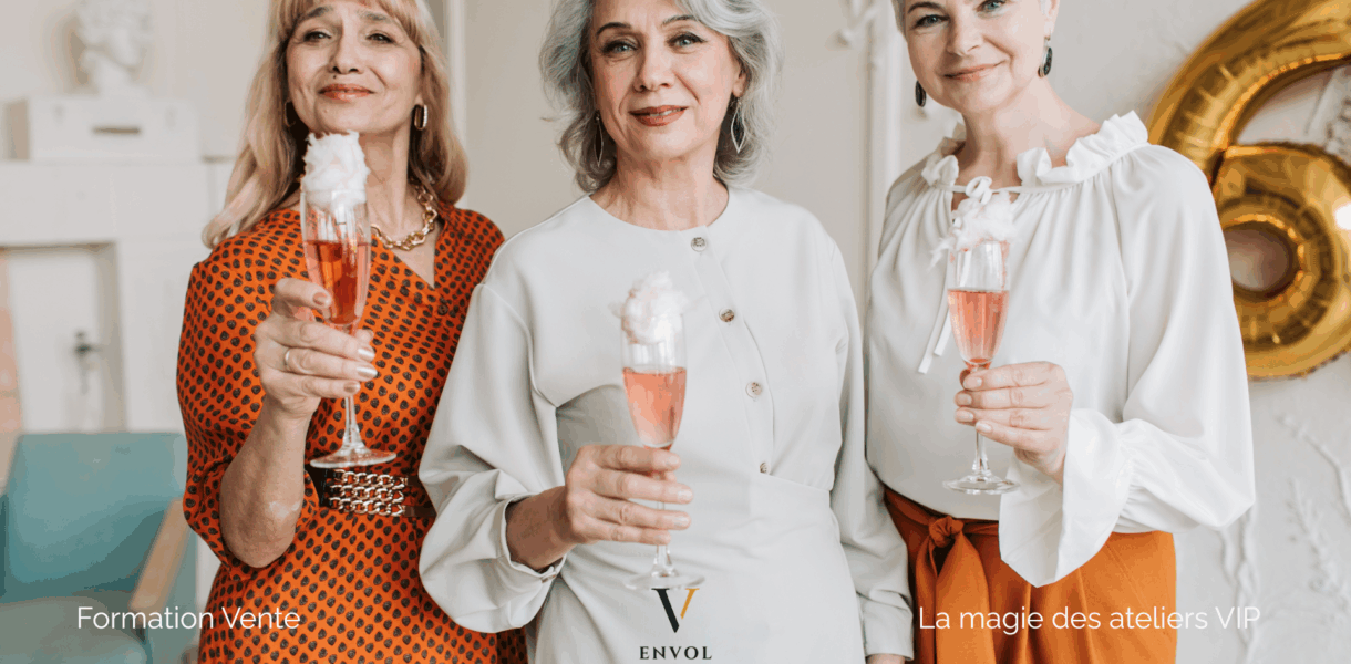 Formation vente la magie des ateliers VIP Corinne COULANGE ENVOL CONSULT